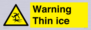 Warning Thin ice