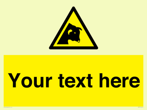 Custom warning bull