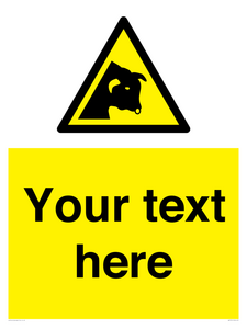 Custom warning bull