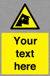 Custom warning bull