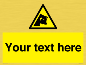 Custom warning bull