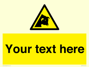 Custom warning bull