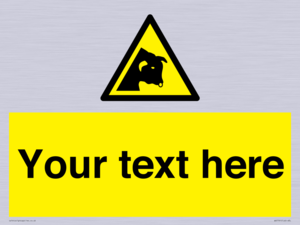 Custom warning bull