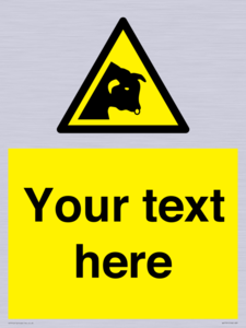 Custom warning bull