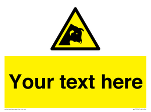 Custom warning bull