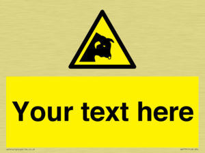 Custom warning bull