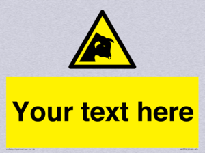 Custom warning bull