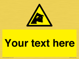 Custom warning bull