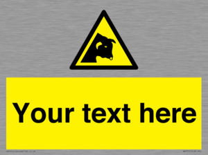 Custom warning bull