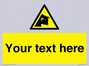 Custom warning bull