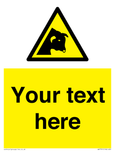 Custom warning bull