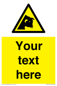 Custom warning bull