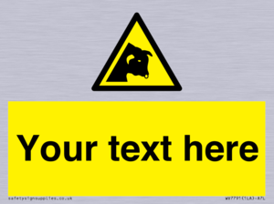 Custom warning bull