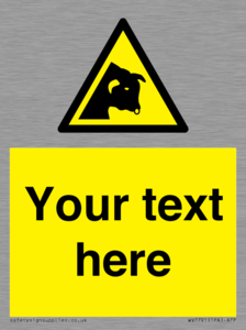 Custom warning bull