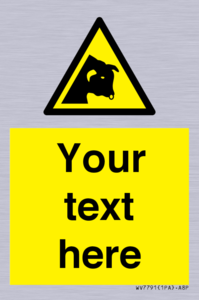 Custom warning bull