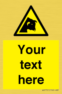 Custom warning bull