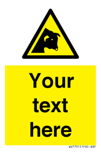 Custom warning bull