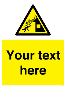 Custom warning roof avalanche