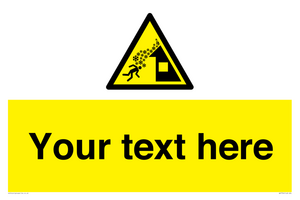 Custom warning roof avalanche