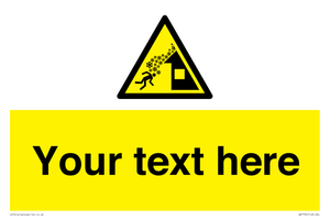 Custom warning roof avalanche