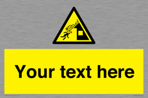 Custom warning roof avalanche