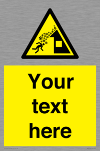 Custom warning roof avalanche