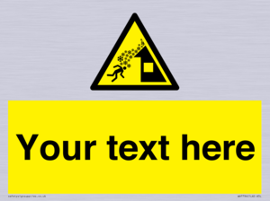 Custom warning roof avalanche