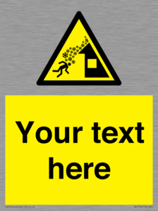 Custom warning roof avalanche