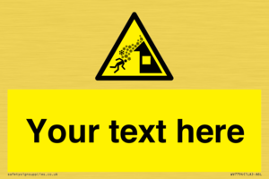 Custom warning roof avalanche