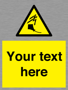 Custom warning kite flying near powerlines