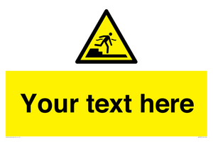 Custom warning Submerged step or steps