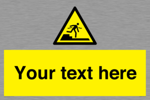 Custom warning Submerged step or steps