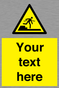 Custom warning Submerged step or steps