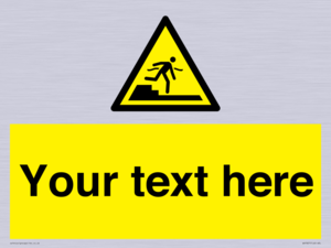 Custom warning Submerged step or steps