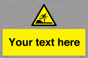 Custom warning Submerged step or steps