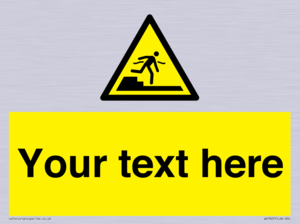 Custom warning Submerged step or steps