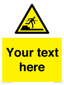 Custom warning Submerged step or steps