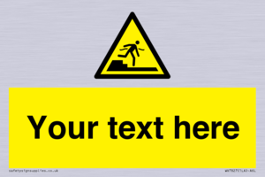 Custom warning Submerged step or steps