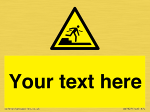 Custom warning Submerged step or steps