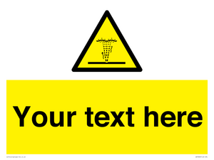 Custom warning geyser water jet