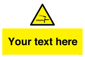 Custom warning water cannon