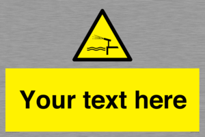 Custom warning water cannon