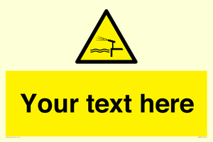 Custom warning water cannon