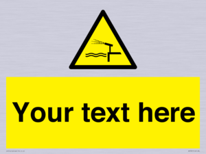 Custom warning water cannon