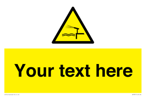 Custom warning water cannon