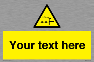 Custom warning water cannon