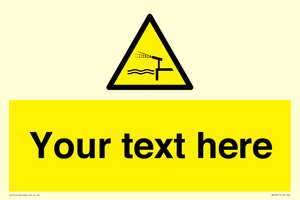 Custom warning water cannon