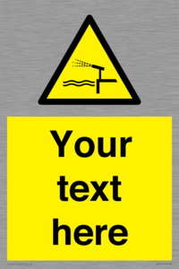 Custom warning water cannon