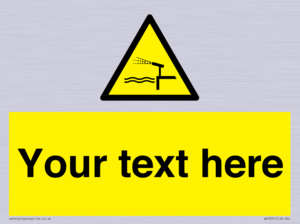 Custom warning water cannon