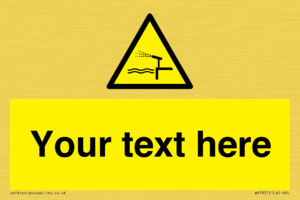 Custom warning water cannon